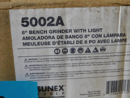Sunnex 8" Wheel Diam 3/4 hp Grinder 5002A