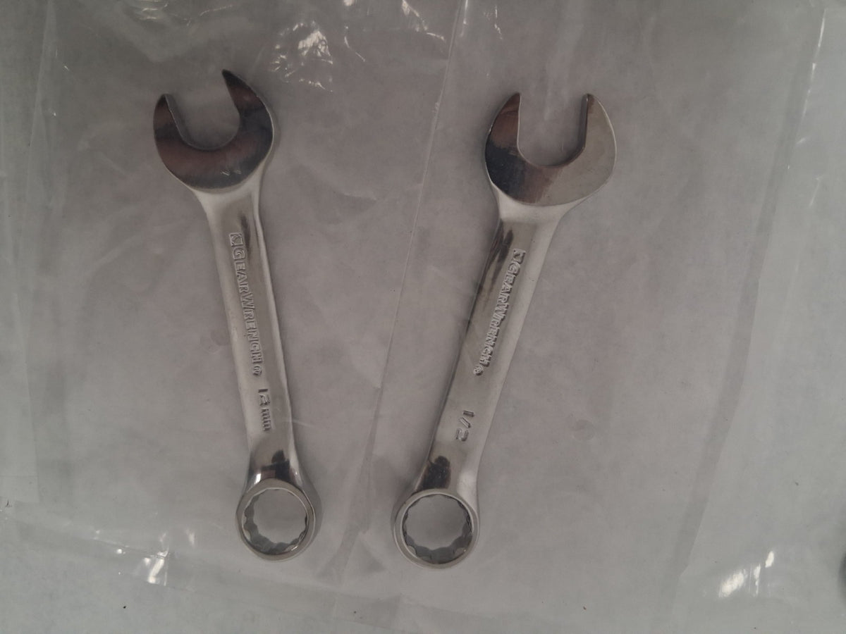 Gearwrench 10-19mm Combination Wrench Set MISSING 2 Pieces 81903