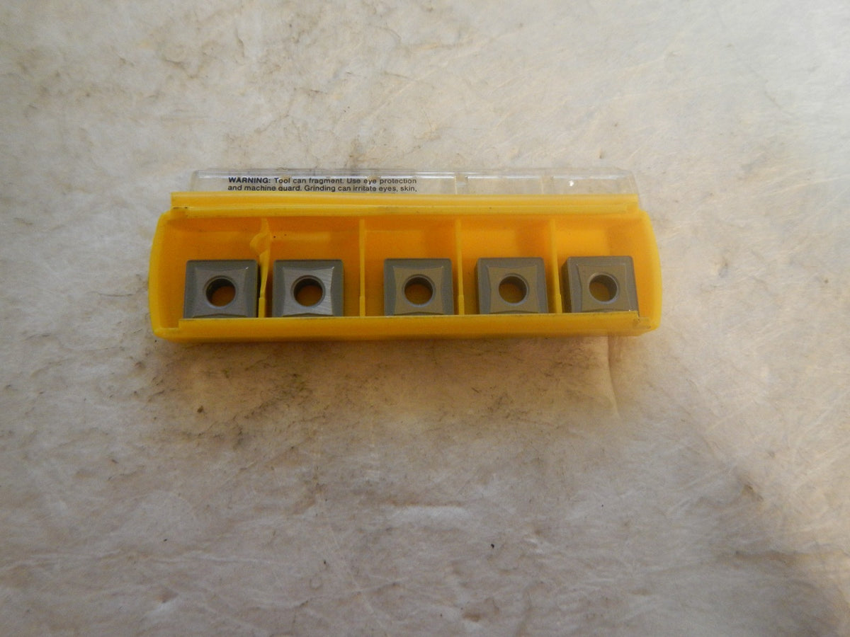 Kennametal 1159971 SNMG432 K313 Uncoated Carbide Square Turning Inserts Lot of 5