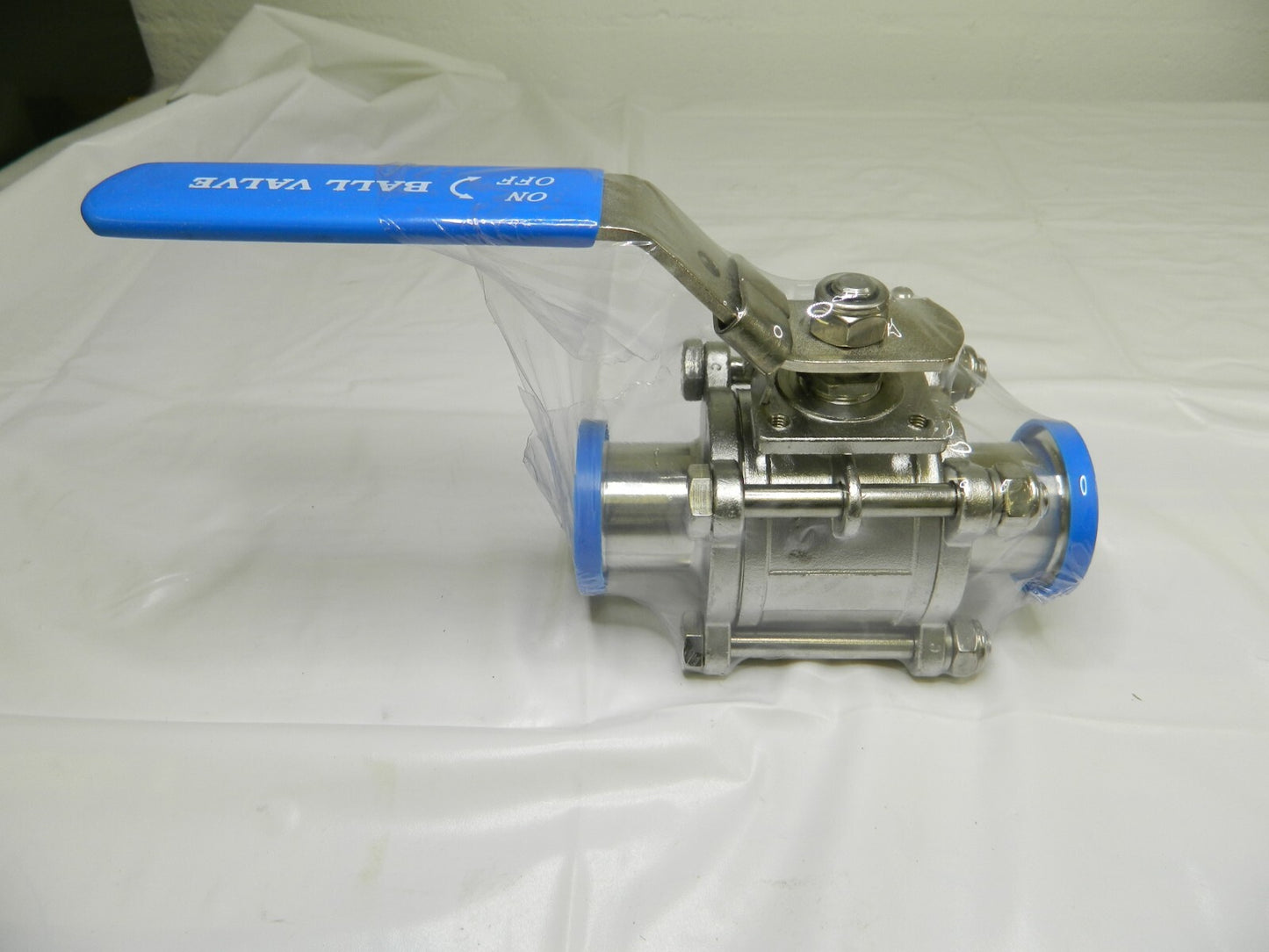 USA SEALING 1-1/2" Sanitary Stainless Steel Pipe Ball Valve BULK-STF-VAL-14