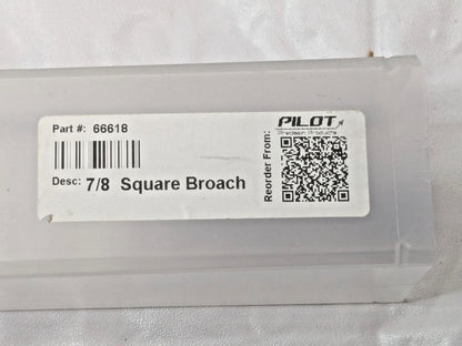 Dumont Minute Man 7/8" Square Broach 15/16" Pilot Hole Dia X 22-3/4" OAL 66618