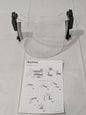 HexArmor Hard Hat Faceshield: Polycarbonate, 10" High, 11" Wide 17-120