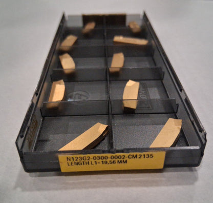 Sandvik Carbide Cutoff Inserts N123G203000002-CM 2135 3.00 mm 10 PC 5736029