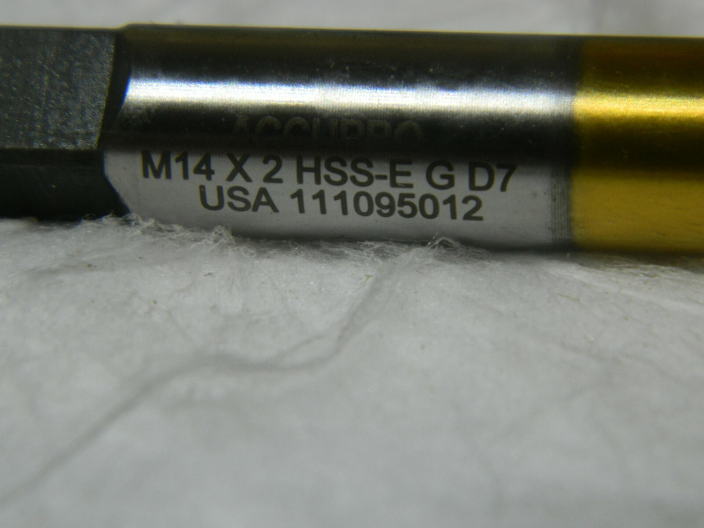Accupro Spiral Flute Bottoming Tap M14x2.0 3FL D7 TiN Qty 6 4054185