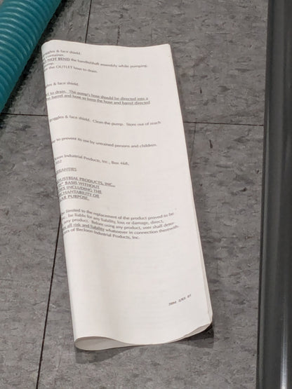 1-1/4" Outlet, PVC Hand Operated Transfer Pump For Acid 236PF3-S