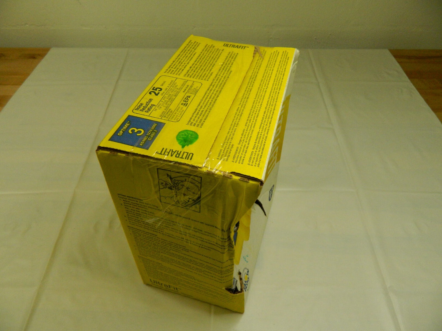 3M Earplug: 25dB, Foam, Flanged, Push-In Stem, Corded qty50 7000002322