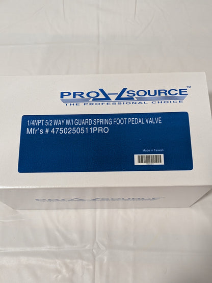 PRO-SOURCE Manually Operated Valve: Foot Pedal with Guard 4750250511PRO