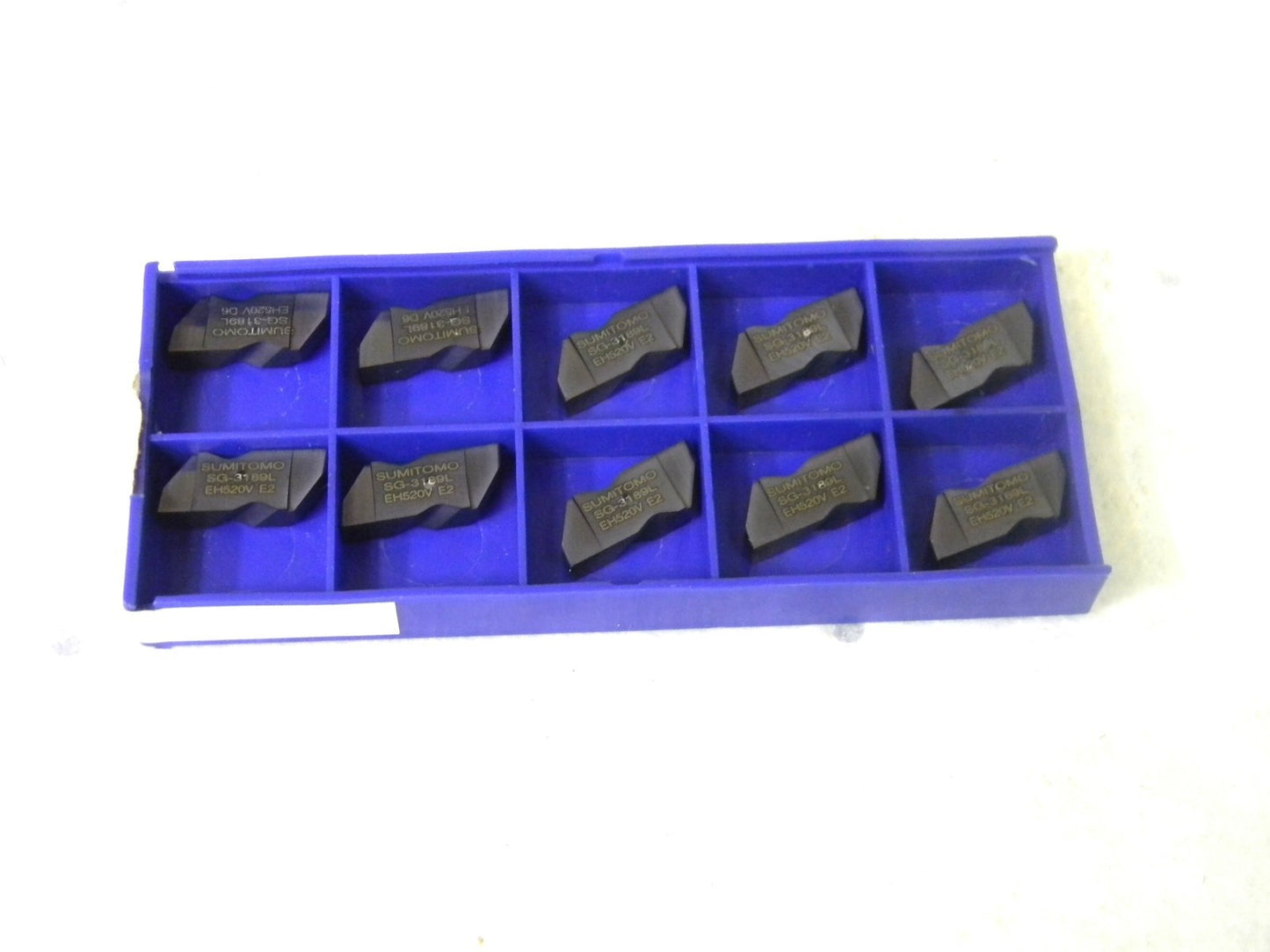 Sumitomo Carbide Grooving Inserts SG3189 EH520V 0.150 Max DOC Qty-10 U102113