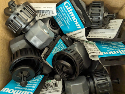 GILMOUR Garden Hose Coupler: 0.5 Hose, Female, 3/4 72pcs 805004-1002