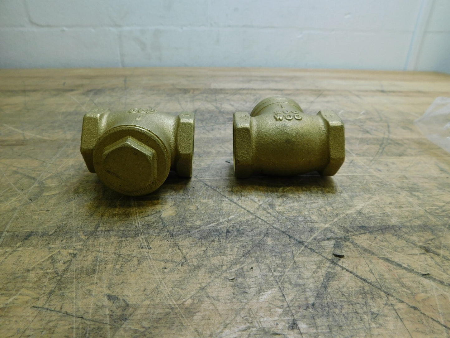 Legend Valve 1" Lead Free Brass Check Valve 2 Pack 105-105NL