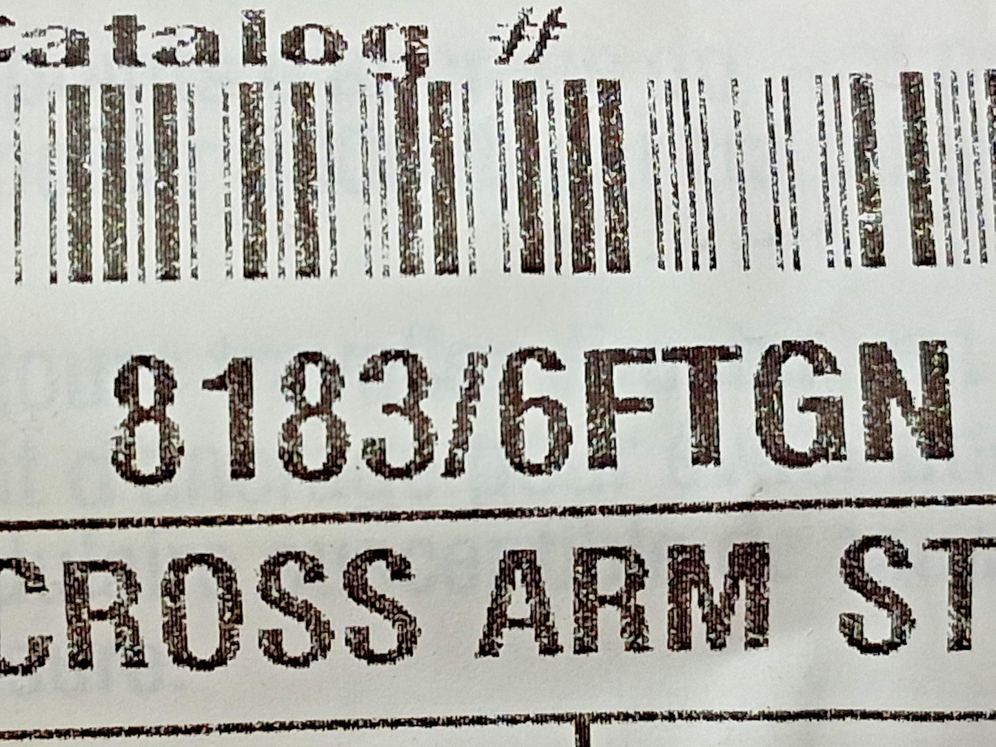 Miller Crossarm Anchor Strap Polyester 6ft OAL 4-1/8" Wide 2" Ring Dia 8183/6FTG