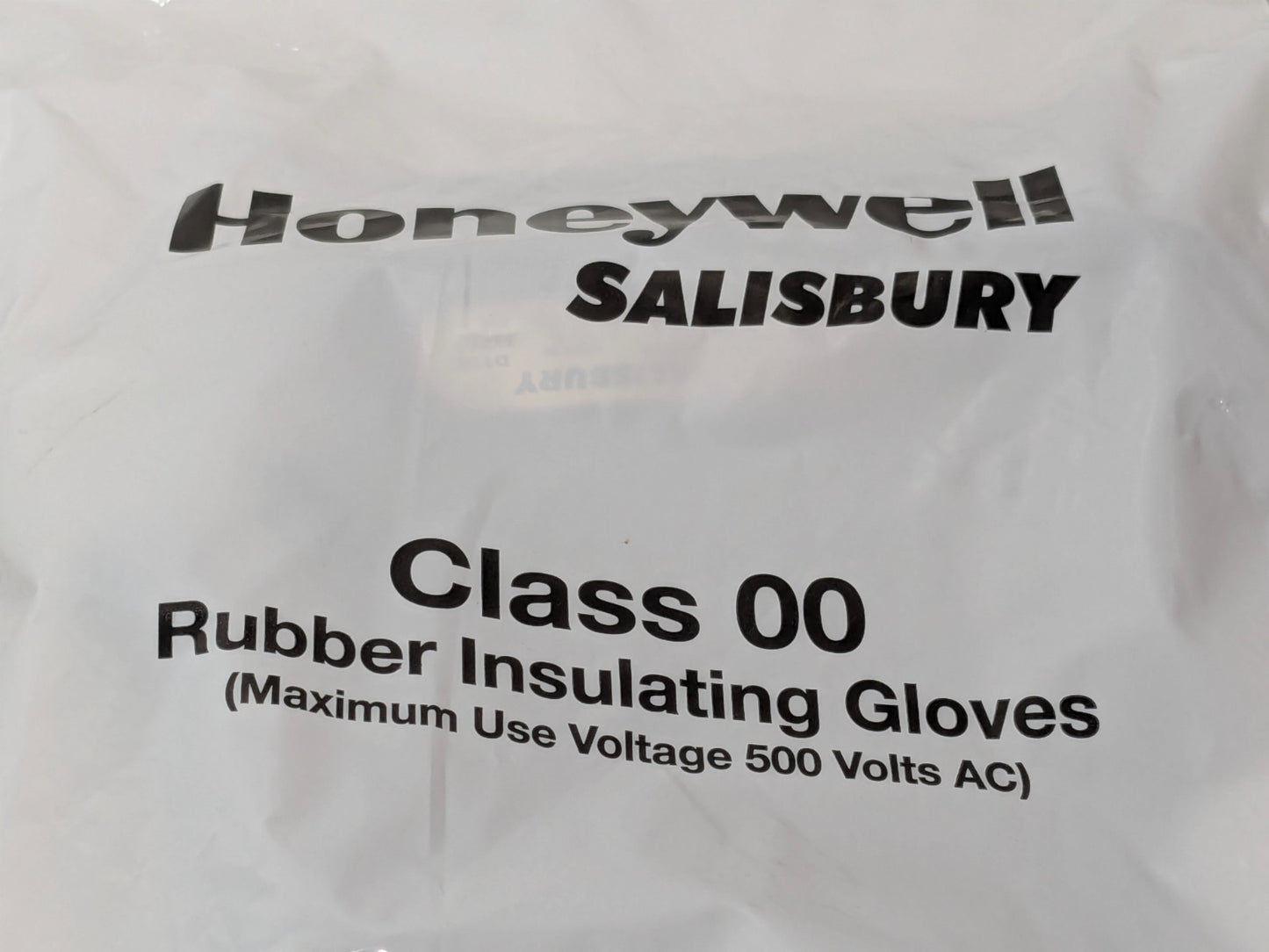 Honeywell Salisbury Rubber Insulating Gloves Class 00 Size 7 11'' Black E0011B/7