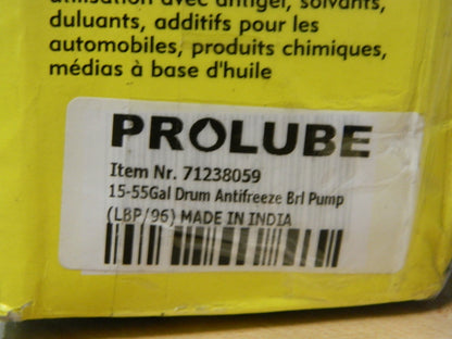 PRO-LUBE Aluminum &amp; Steel Hand Operated Transfer Pump 1/2" Outlet LBP/9