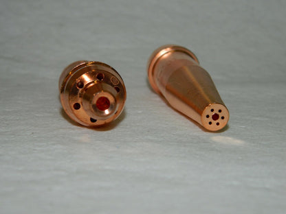 Gentec Cutting Torch Tips  No. 4 Acetylene 2-1/2 to 3"  QTY 2  02730026