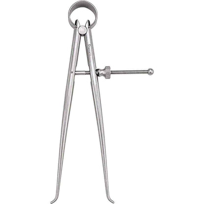 STARRETT 6 Inch Leg, Spring Joint, Ground Steel, Polished, Inside Caliper 51303