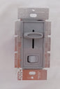 Lutron S-600P-GR Skylark 600W Single Pole Preset Dimmer w/Rocker Switch Gray
