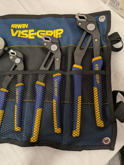 Irwin Plier Set: 8 Pc, Assortment Comes in Tool Roll 2078712