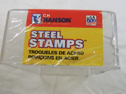 C.H. HANSON Heavy-Duty Stamp Set: 3/8 Character, 27 pc 21151