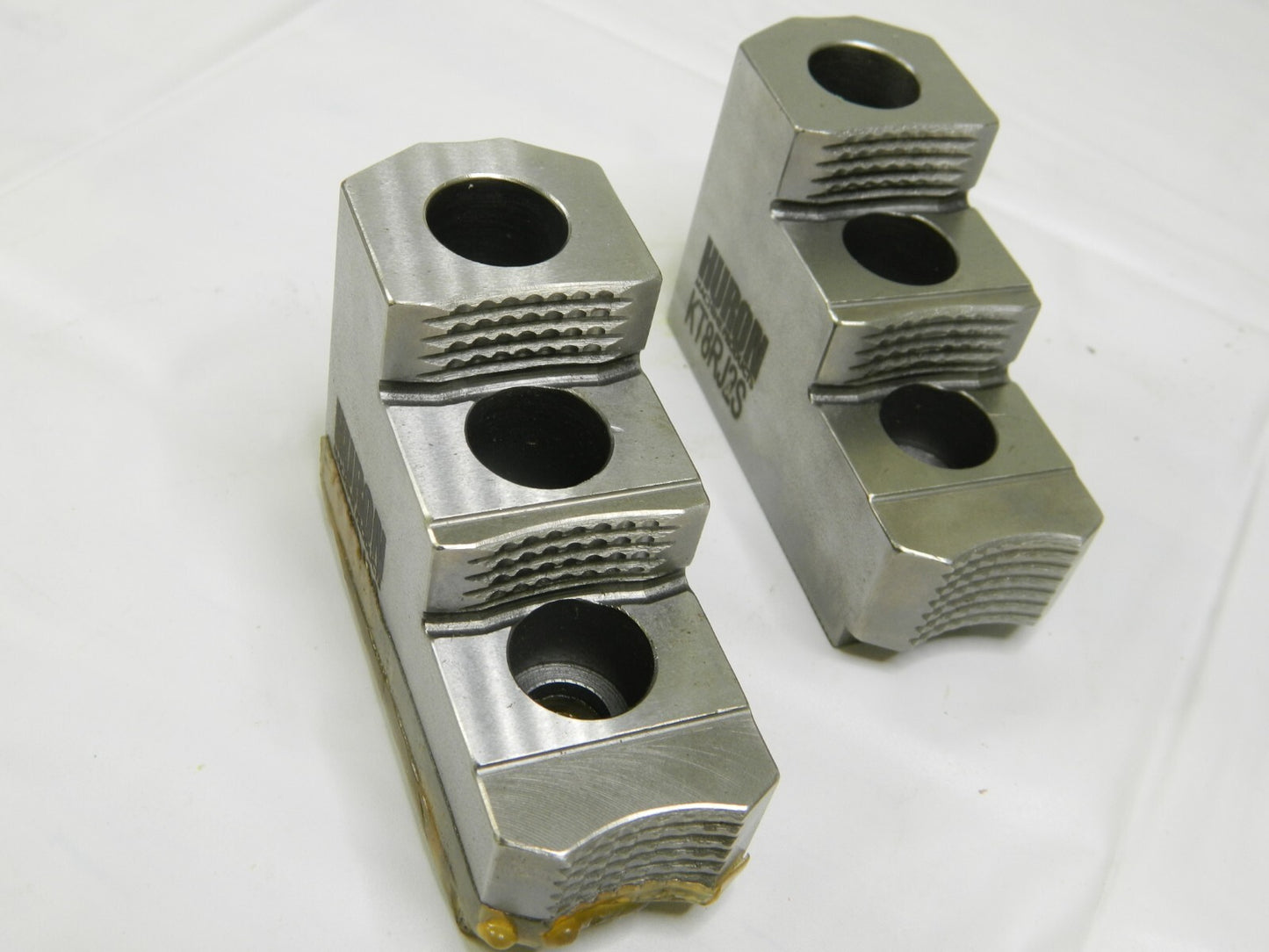 Huron Hard Lathe Chuck Jaw: Top 3.8'' OAL, 2 Step Qty 2 KT8RJ2S