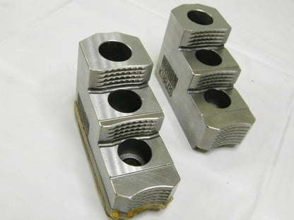 Huron Hard Lathe Chuck Jaw: Top 3.8'' OAL, 2 Step Qty 2 KT8RJ2S