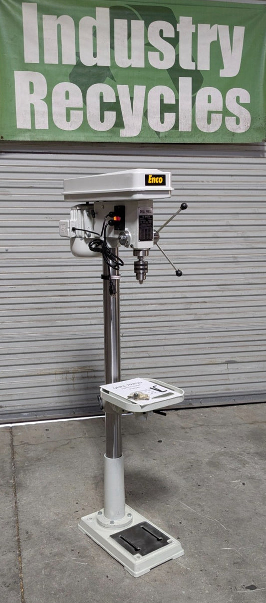 ENCO Drill Press  13.622" Swing  3/4HP  Step Pulley Drive 115V  Scratch &am