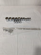 Proto Socket Set: Standard, 14 Pc, 1/2" Drive, 3/8 to 1-1/4" J54114 INCOMPLETE