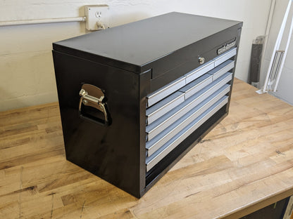 Pro Source Top Chest Tool Box 9 Drawer 26 x 18 x 16 Steel Black