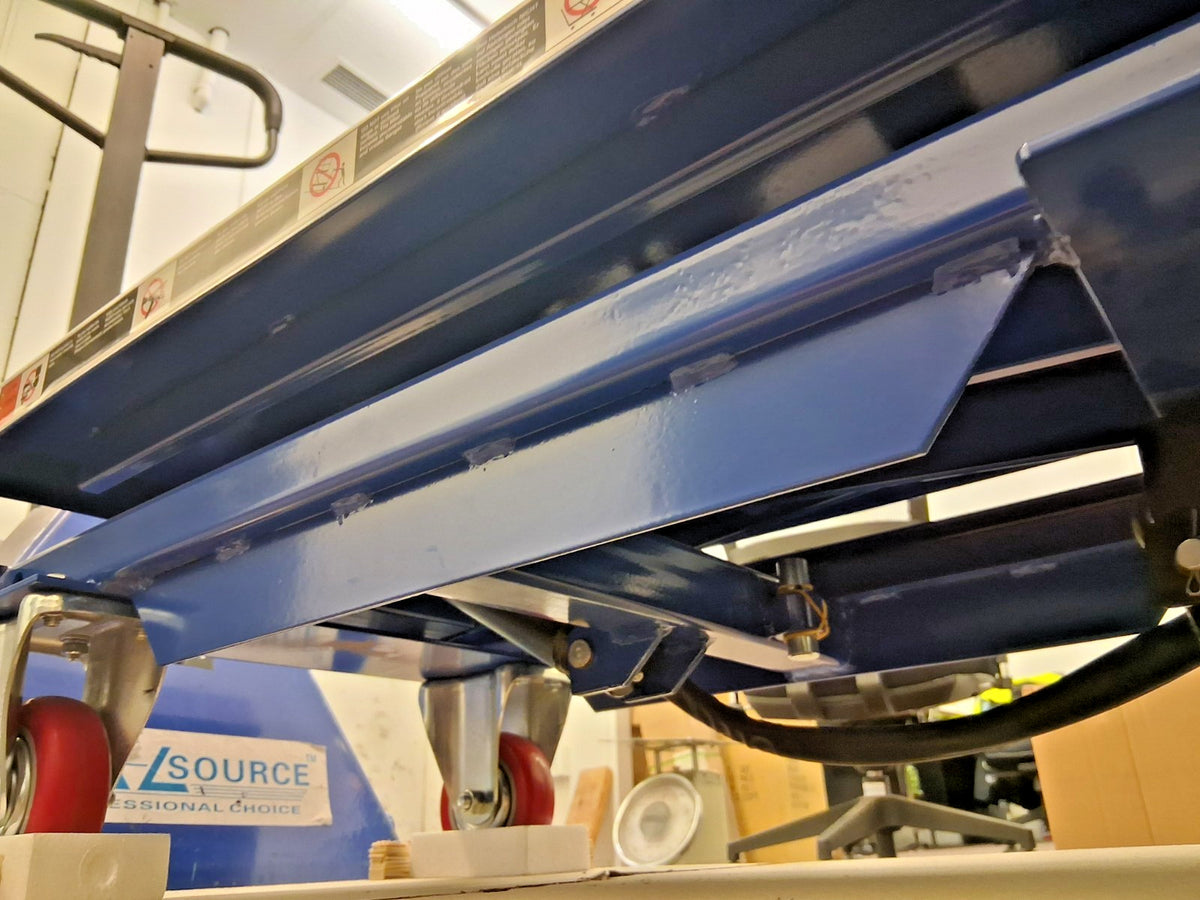 Pro Mobile Hydraulic Lift Table 400lb Capacity 29" Lift Height WS-MH-LFTB2-