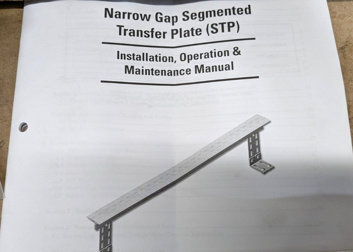 FLEXCO 1.5" x 24" Segmented Conveyor Transfer  56227 TGB-1.5/38-.75/.75-24/610