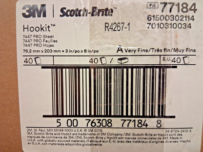 3M Aluminum Oxide Sanding Sheets 3" Wide x 8" OAL 7010310034