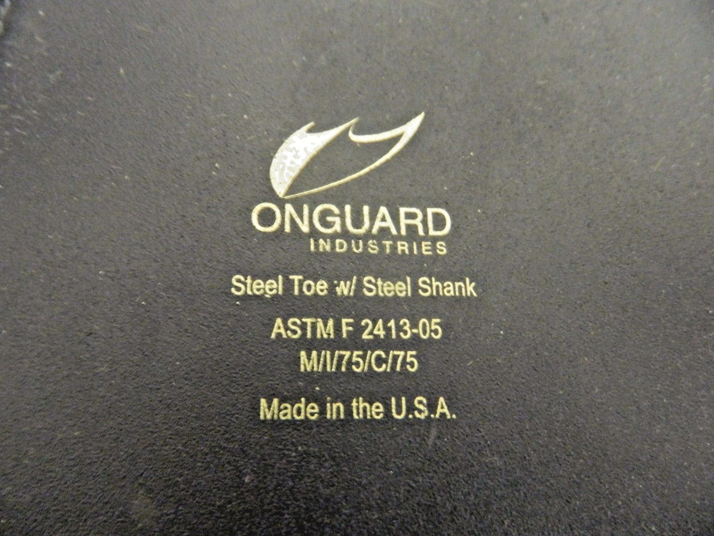 OnGuard Steel Toe Work Boot 10" High Size 14 863971300