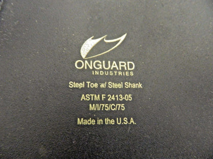OnGuard Steel Toe Work Boot 10" High Size 14 863971300