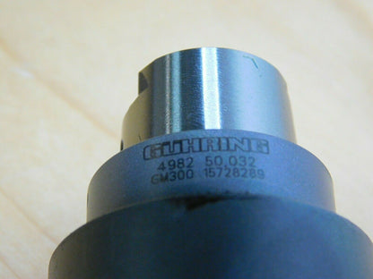 Guhring Tool Holder Blank 166MM Length 50.032 Diam Range HSK-C 32 9049820500320
