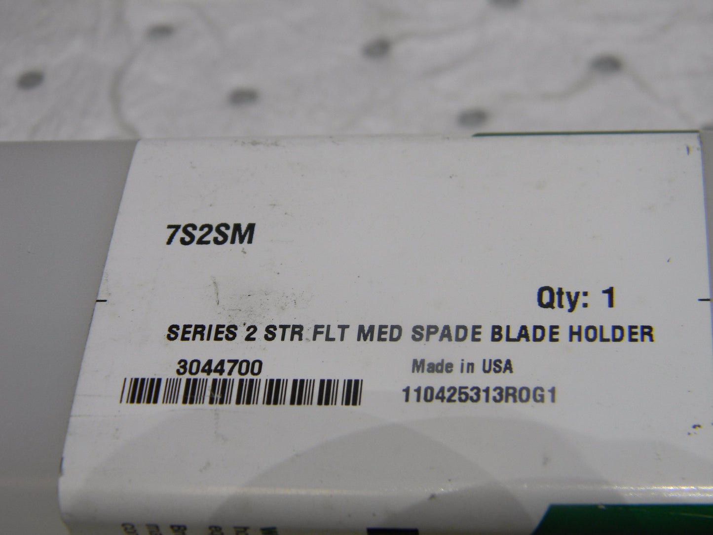 Widia Metcut St Shank Spade Blade Holder 0.9610" Dia 150.876" Max Dril