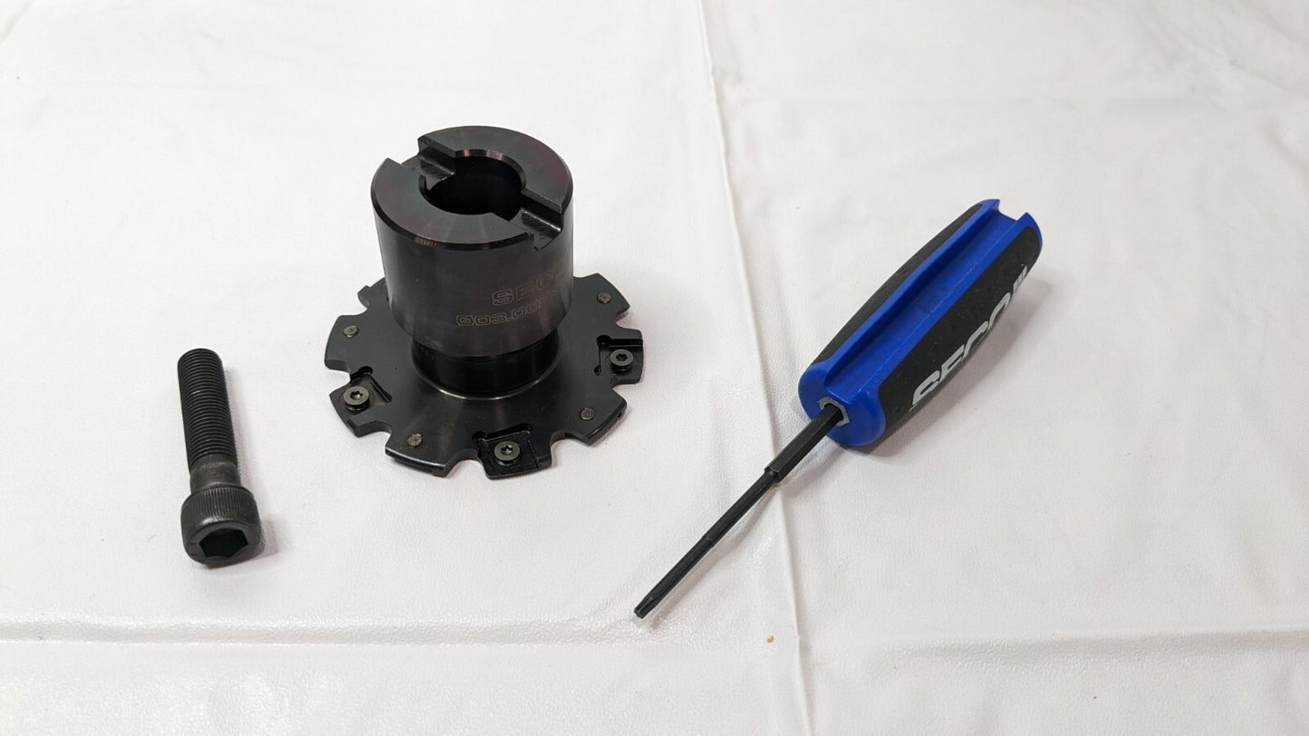 Seco Indexable Slotting Cutter RH 3" Cutter Dia R335.19-03.00-0.15-5 02881184