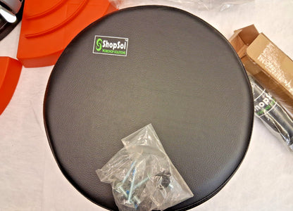 Shopsol Adjustable Stool INCOMPLETE Missing Back Support Bars 1010277