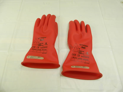 Ansell Rubber Lineman's Glove 11" Long Class 0 Size 9 One Pair 114260