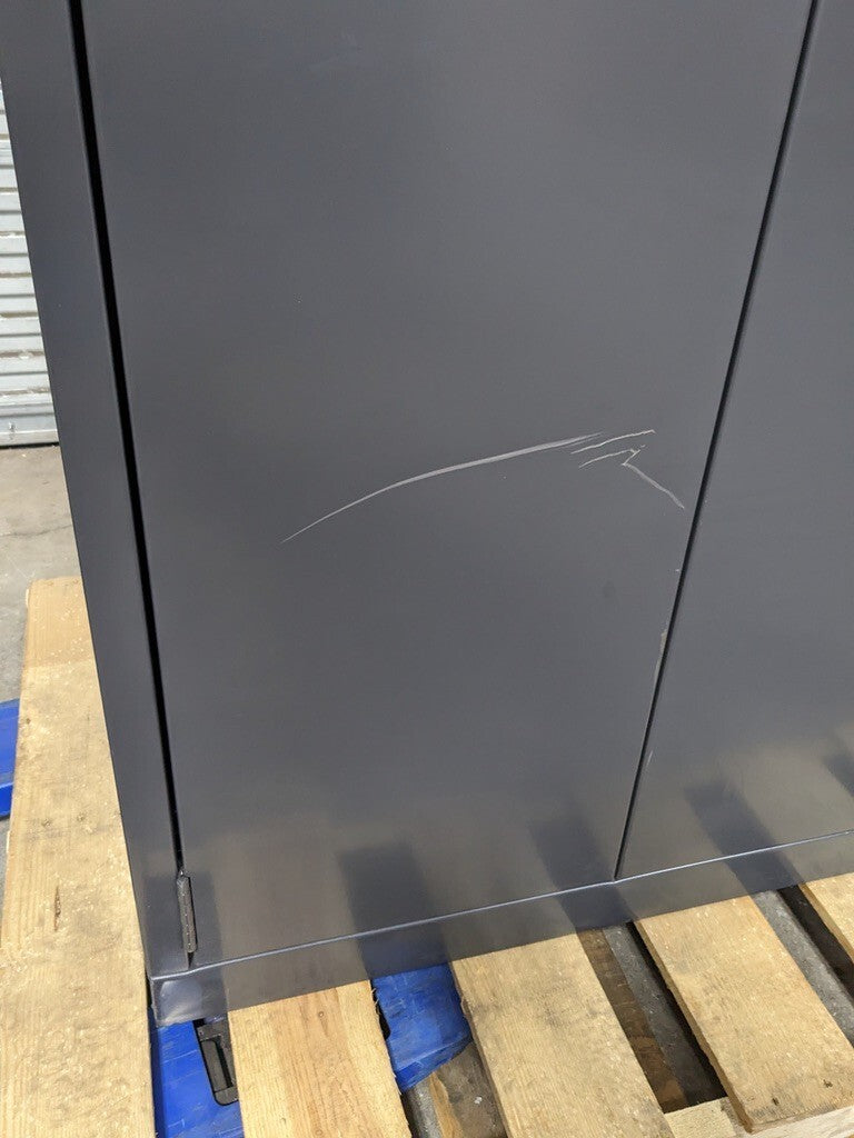 Hallowell Steel Storage Cabinet w/ Locking Handle 78" x 36" x 24" Scratch N Dent