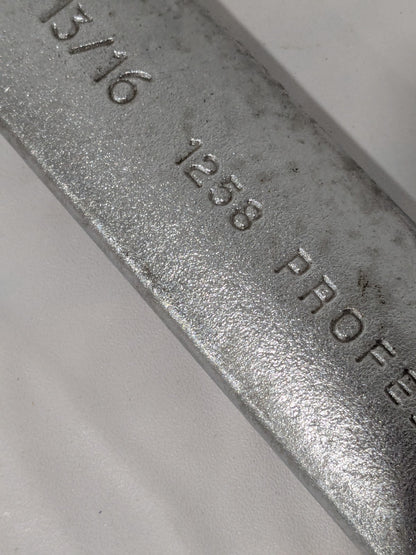 Proto Combination Wrench: 1-13/16" Head Size, 15 deg Offset, 25" OAL J1258