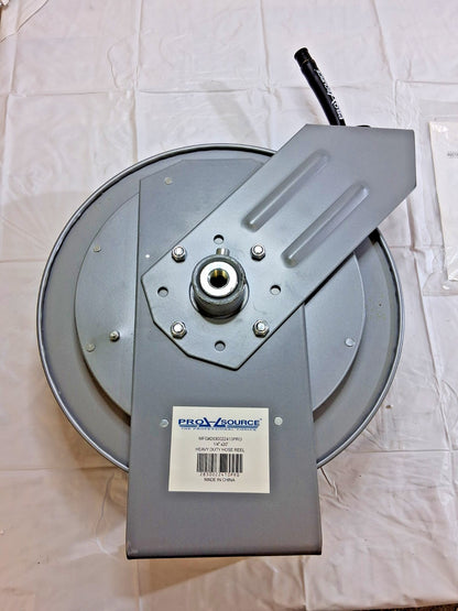 Pro-Source Hose Reel W/ Hose 1/4" Hose ID 20ft Long 2830022410PRO