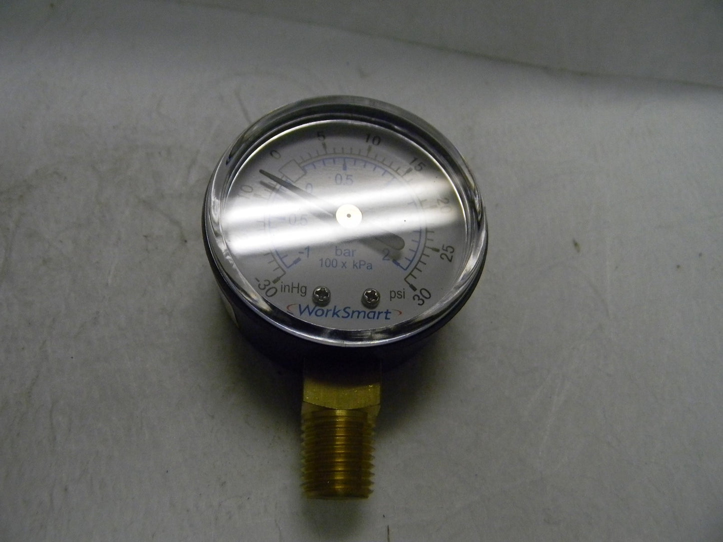 WorkSmart 2" Dial 1/4 Thread 30-0-30 Scale Range Press Gauge QTY 2 WS-PE-GA