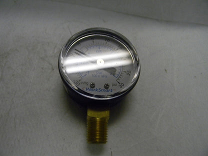 WorkSmart 2" Dial 1/4 Thread 30-0-30 Scale Range Press Gauge QTY 2 WS-PE-GA