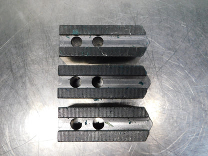 H & R Mfg Square Soft Lathe Chuck Jaws 3Pk 1.5mm HR-149-2.5-OP DAMAGE