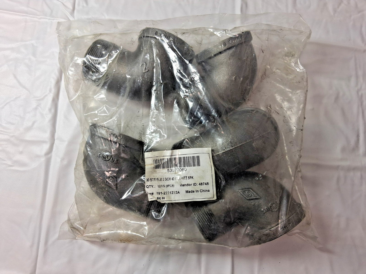 Professional Street Elbow 90 deg 2" Threaded QTY5 53577060