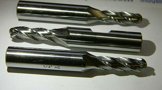 Putnam Tools HSS End Mills RK-2-1/4" x 3/8" x 3/4" 4Fl Model  QTY 3 94010