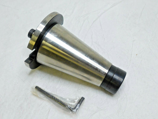 Yuasa Shell End MIll Arbor w/International Taper NMTB50 Taper 1/2" Pilot 502-501