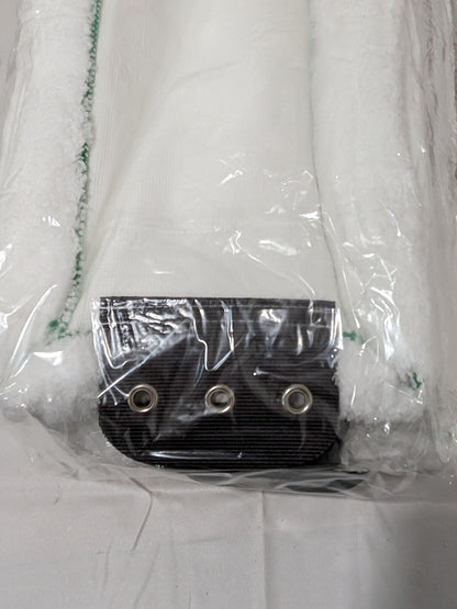 UNGER 16" Wet Mop Pad: Quick Change, Medium, White Mop, Microfiber Qty 5 MA450