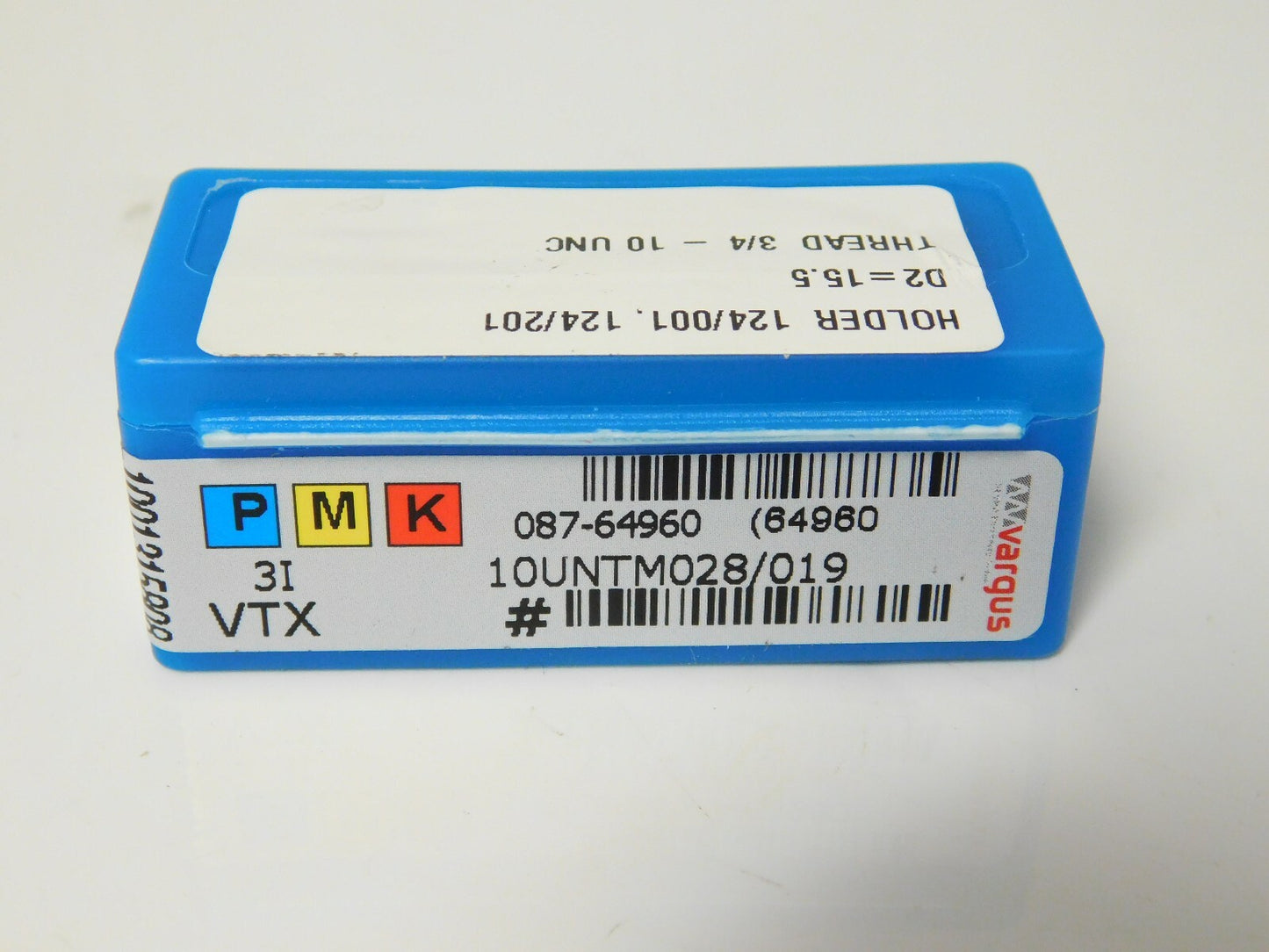 Vargus Carbide Thread Mill Inserts Internal 10 TPI 3I Grade VTX Qty 7 64960