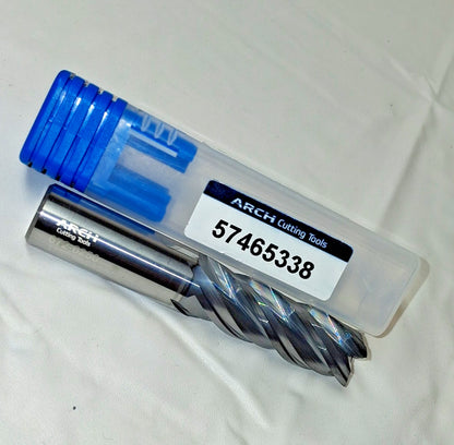 Arch Cutting Tools 4 FL Solid Carbide Corner Radius End Mill 1-3/4" LOC 57465338