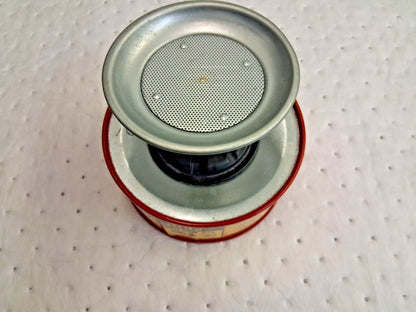 Justrite Steel Plunger Can 1 Quart 5-5/8" High x 7-1/4" Dia 10108